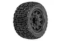 Pro-Line 2.8" Bonesaw MT Tyres on Black Raid Rims - Glued Wheels 2Pcs PRO1023910