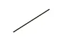 A long, thin, grey steel centre driveshaft for an ARRMA RC vehicle, shown against a plain white background.