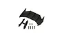 ARRMA rear wing set including a black plastic wing, a mounting bracket, and six metal screws on a white background.