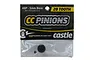 Castle Creations 20 tooth 48 pitch pinion gear with 5mm bore in original retail packaging.
