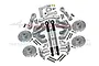 GPM Silver Aluminium Complete Baja Rey Combo Set A BR10212248-S