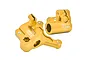 GPM Gold Aluminium Fork Lug Set 2Pcs MX056-GD