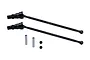 GPM Medium Carbon Steel CVD Driveshafts 2Pcs XRT190C-BK