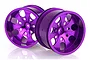 HSP 3.1" Purple Aluminium Rims 2Pcs 108039A