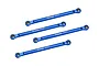 GPM Blue Aluminium Upper Link Bar Set 4Pcs LMTM049FR-B