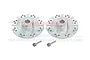 Two silver GPM Racing aluminium 12mm brake disc wheel hexes with two small metal pins, displayed on a white background with a faint watermark.