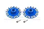 GPM Blue Aluminium 12mm (+1.5mm) Brake Disc Wheel Hexes 2Pcs BR010D/+1.5N-B