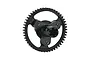 GPM Medium Carbon Steel 50T 32dp/0.8Mod Spur Gear w/ Black Aluminium Slipper Eliminator MAVE050TS-BK