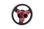 GPM Medium Carbon Steel 50T 32dp/0.8Mod Spur Gear w/ Red Aluminium Slipper Eliminator MAVE050TS-R