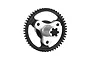 GPM Medium Carbon Steel 50T 32dp/0.8Mod Spur Gear w/ Silver Aluminium Slipper Eliminator MAVE050TS-S