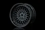 A single black MST 1.9 inch RC drift wheel rim with a detailed mesh spoke pattern against a black background.