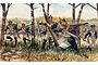 Box art illustration of French Light Infantry soldiers in Napoleonic uniforms in a wooded battlefield setting.