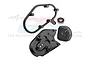 GPM black aluminium transmission housing set including three main housing components and one ball bearing.