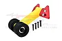 GPM 1/10 Red Aluminium Adjustable Wheelie Bar MGO040R-R