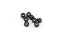 HSP Black Steel 2.5mm Nyloc Nuts 8Pcs 18038