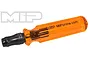MIP Speed Tip driver handle with a translucent orange plastic grip and a black metal collar, featuring the MIP logo and website URL printed on the side.