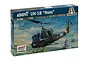 Italeri 1/72 scale Bell UH-1B Huey model kit box showing an illustration of a military helicopter in flight.