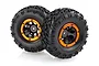 HSP 2.2" Soft Off Road Tyres on Black Rims - Beadlocked Wheels 2Pcs 18072