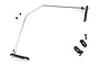 HSP front sway bar set including metal sway bar, plastic arms, and small mounting hardware on a white background.