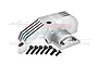GPM Aluminium Main Gear Cover - Silver TXMS038GCN-S