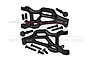 GPM Aluminium Front Lower Suspension Arms 2Pcs - Black MAM055-BK