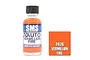 A 30ml bottle of Scale Modellers Supply Auto Colour Vermillion Fire paint next to an orange color swatch square.