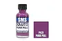 A 30ml bottle of SMS Auto Purr Pull acrylic lacquer paint next to a purple color swatch labeled PA31.