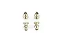Four silver-coloured metal suspension pivot balls for RC cars arranged in a two-by-two grid on a white background.