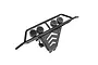 Rovan Steel Front Bumper - Black 87086