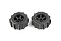 Rovan 1/5 Rear Paddle Tyres on Black Rims 2Pcs - Beadlocked Wheels 85569