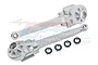 GPM Aluminium Rear Suspension Arms 2Pcs w/ Larger Bearings - Silver BBX022-S