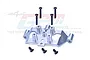 GPM Aluminium Rear Bulkhead - Silver BBX030-S