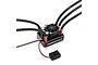 ZTW Beast Pro G2 220A brushless electronic speed controller with cooling fan, black wires, and external power switch.