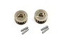 Yeah Racing Aluminium Pulley 2Pcs - Titanium Gold YKDF-004GM