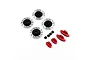 Yeah Racing Aluminium Disc Brake 12mm Wheel Hex XPTS-008RD