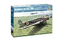 Italeri 1/72 scale Junkers Ju 52/3m plastic model kit box featuring an illustration of the aircraft in a field with medical personnel.