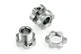 HSP Gunmetal Aluminium 17mm Hex Adapters w/ Wheel Nuts 85711