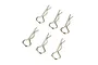 HSP 1mm Silver Body Pins 6Pcs 85729