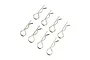 HSP 1mm Silver Body Pins 8Pcs 85734