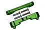 GPM Aluminium Front Lower Suspension Mounts 2Pcs - Green MAK008-G