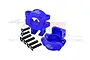 GPM Aluminium Rear Hub Carriers 2Pcs - Blue UDR022N-B