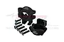 GPM Aluminium Rear Hub Carriers 2Pcs - Black UDR022N-BK