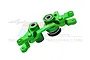 GPM Aluminium Steering Assembly Set w/ Bearings - Green XO048N-G