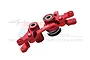 GPM Aluminium Steering Assembly Set w/ Bearings - Red XO048N-R