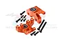 GPM Aluminium Front Spindle Set 2Pcs - Orange LMT021N-OR