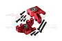 GPM Aluminium Front Spindle Set 2Pcs - Red LMT021N-R