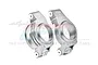 GPM Aluminium Front Steering Hub Carriers (C-Hubs) 2Pcs - Silver TXM019N-S