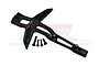 GPM Aluminium Front Chassis Brace - Black TXMS048CN-BK