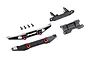 Traxxas Aluminium Bumper Set with D-Rings - Black 9735X