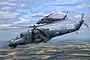 Trumpeter 1/48 Mi-24P Hind-F Helicopter Scaled Plastic Model Kit 05829